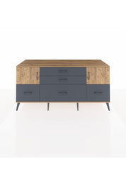 Kronos Konsol 2 Raflı 5 Çekmeceli 2 Kapaklı 176x59x83 - S610M029V20C