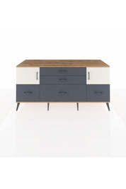 Kronos Konsol 2 Raflı 5 Çekmeceli 2 Kapaklı 176x59x83 - S610M029V23C
