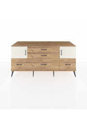 Kronos Konsol 2 Raflı 5 Çekmeceli 2 Kapaklı 176x59x83 - S610M029V24C