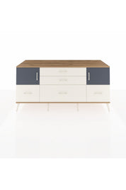 Kronos Konsol 2 Raflı 5 Çekmeceli 2 Kapaklı 176x59x83 - S610M029V25C