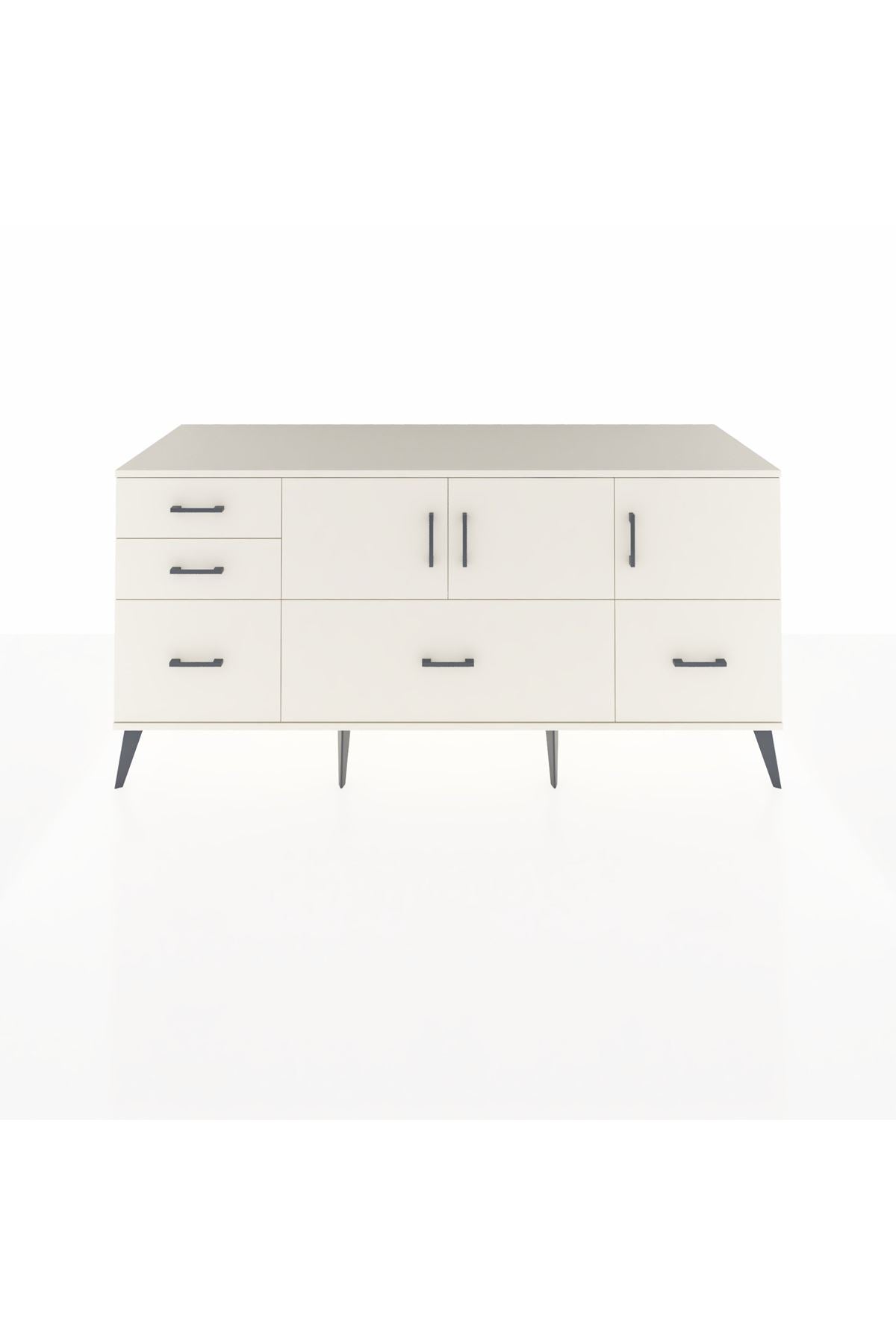 Kronos Konsol 2 Raflı 5 Çekmeceli 3 Kapaklı 176x59x83 - S610M030V04C