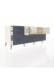 Kronos Konsol 2 Raflı 5 Çekmeceli 3 Kapaklı 176x59x83 - S610M030V05C