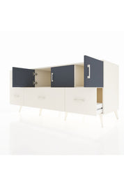 Kronos Konsol 2 Raflı 5 Çekmeceli 3 Kapaklı 176x59x83 - S610M030V07C