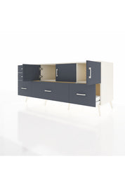 Kronos Konsol 2 Raflı 5 Çekmeceli 3 Kapaklı 176x59x83 - S610M030V08C