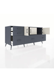 Kronos Konsol 2 Raflı 5 Çekmeceli 3 Kapaklı 176x59x83 - S610M030V14C
