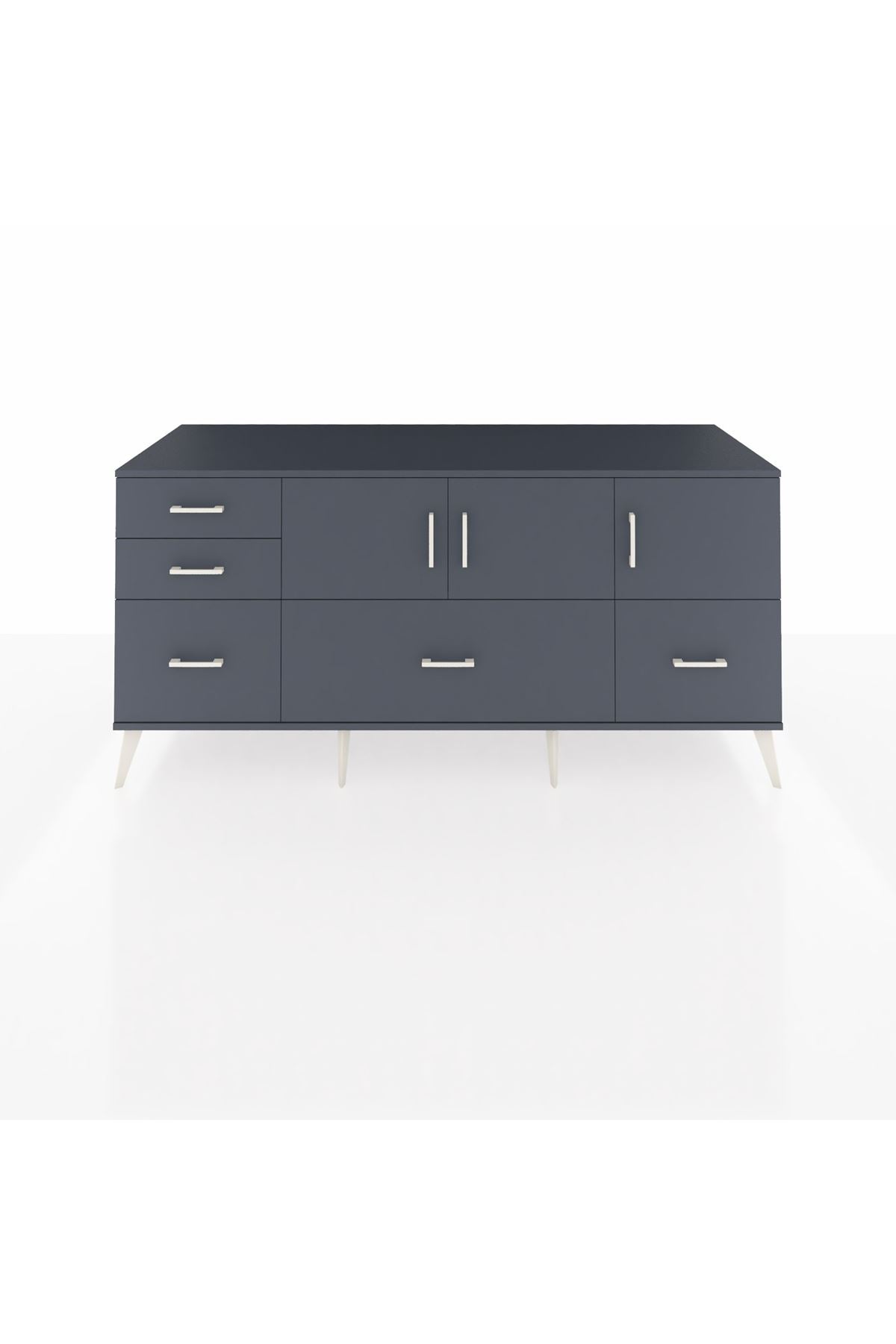 Kronos Konsol 2 Raflı 5 Çekmeceli 3 Kapaklı 176x59x83 - S610M030V17C