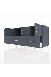Kronos Konsol 2 Raflı 5 Çekmeceli 3 Kapaklı 176x59x83 - S610M030V17C