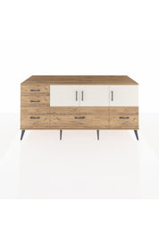Kronos Konsol 2 Raflı 5 Çekmeceli 3 Kapaklı 176x59x83 - S610M030V24C