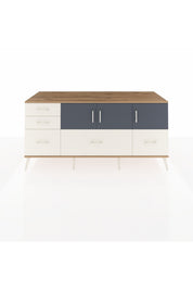 Kronos Konsol 2 Raflı 5 Çekmeceli 3 Kapaklı 176x59x83 - S610M030V25C