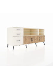 Kronos Konsol 4 Raflı 3 Çekmeceli 3 Kapaklı 176x59x83 - S610M031V01C