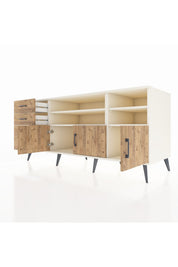 Kronos Konsol 4 Raflı 3 Çekmeceli 3 Kapaklı 176x59x83 - S610M031V03C