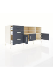 Kronos Konsol 4 Raflı 3 Çekmeceli 3 Kapaklı 176x59x83 - S610M031V08C