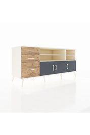 Kronos Konsol 4 Raflı 3 Çekmeceli 3 Kapaklı 176x59x83 - S610M031V09C