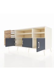Kronos Konsol 4 Raflı 3 Çekmeceli 3 Kapaklı 176x59x83 - S610M031V09C