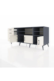 Kronos Konsol 4 Raflı 3 Çekmeceli 3 Kapaklı 176x59x83 - S610M031V13C