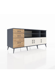 Kronos Konsol 4 Raflı 3 Çekmeceli 3 Kapaklı 176x59x83 - S610M031V15C