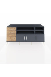 Kronos Konsol 4 Raflı 3 Çekmeceli 3 Kapaklı 176x59x83 - S610M031V18C