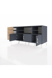 Kronos Konsol 4 Raflı 3 Çekmeceli 3 Kapaklı 176x59x83 - S610M031V18C