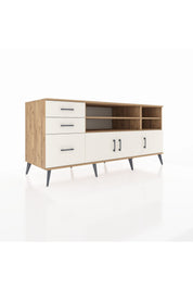 Kronos Konsol 4 Raflı 3 Çekmeceli 3 Kapaklı 176x59x83 - S610M031V22C