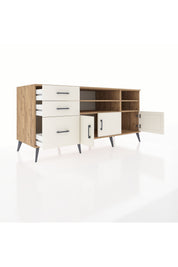 Kronos Konsol 4 Raflı 3 Çekmeceli 3 Kapaklı 176x59x83 - S610M031V22C