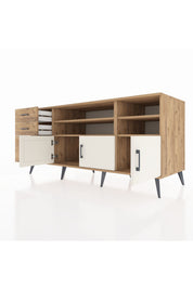 Kronos Konsol 4 Raflı 3 Çekmeceli 3 Kapaklı 176x59x83 - S610M031V24C