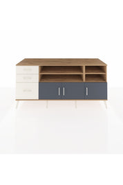 Kronos Konsol 4 Raflı 3 Çekmeceli 3 Kapaklı 176x59x83 - S610M031V25C