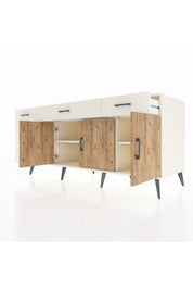Kronos Konsol 2 Raflı 6 Çekmeceli 3 Kapaklı 176x59x83 - S610M032V01C