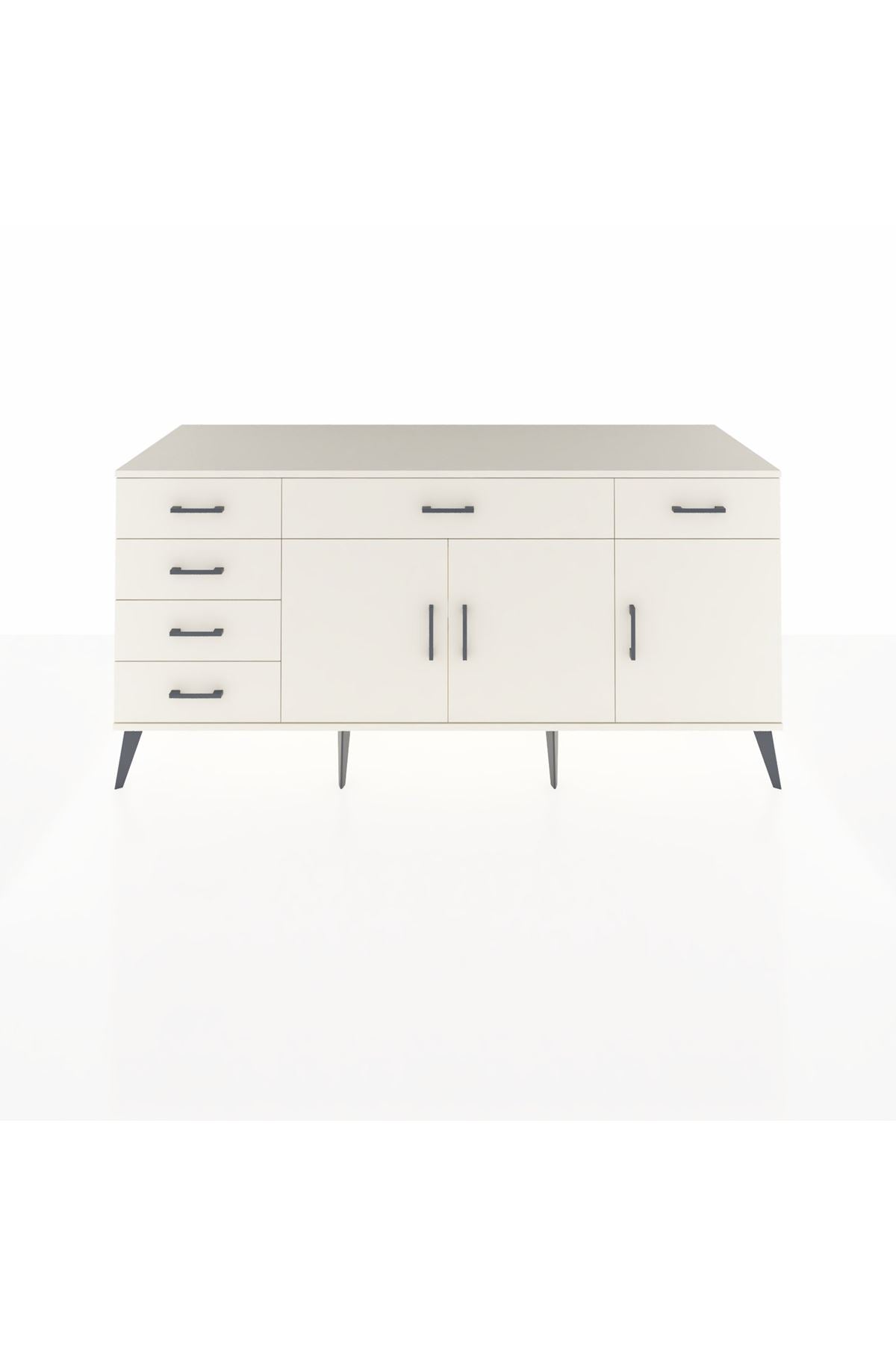 Kronos Konsol 2 Raflı 6 Çekmeceli 3 Kapaklı 176x59x83 - S610M032V04C