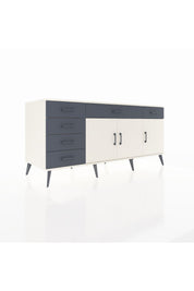 Kronos Konsol 2 Raflı 6 Çekmeceli 3 Kapaklı 176x59x83 - S610M032V05C