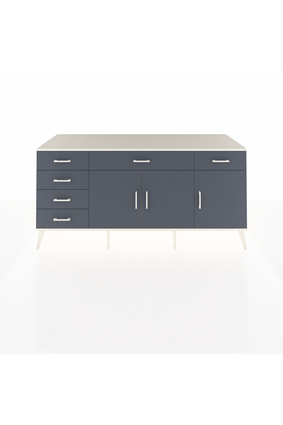 Kronos Konsol 2 Raflı 6 Çekmeceli 3 Kapaklı 176x59x83 - S610M032V08C