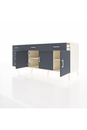 Kronos Konsol 2 Raflı 6 Çekmeceli 3 Kapaklı 176x59x83 - S610M032V08C