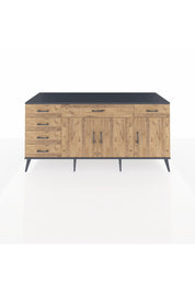 Kronos Konsol 2 Raflı 6 Çekmeceli 3 Kapaklı 176x59x83 - S610M032V12C