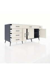 Kronos Konsol 2 Raflı 6 Çekmeceli 3 Kapaklı 176x59x83 - S610M032V13C
