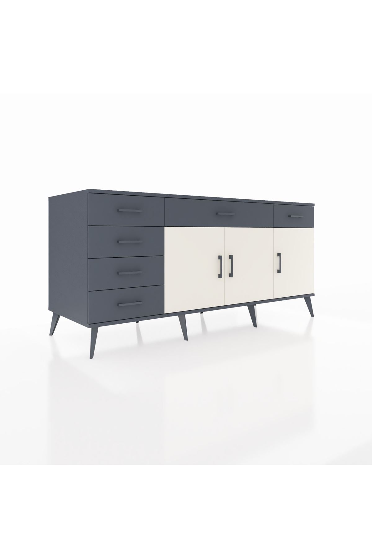 Kronos Konsol 2 Raflı 6 Çekmeceli 3 Kapaklı 176x59x83 - S610M032V14C