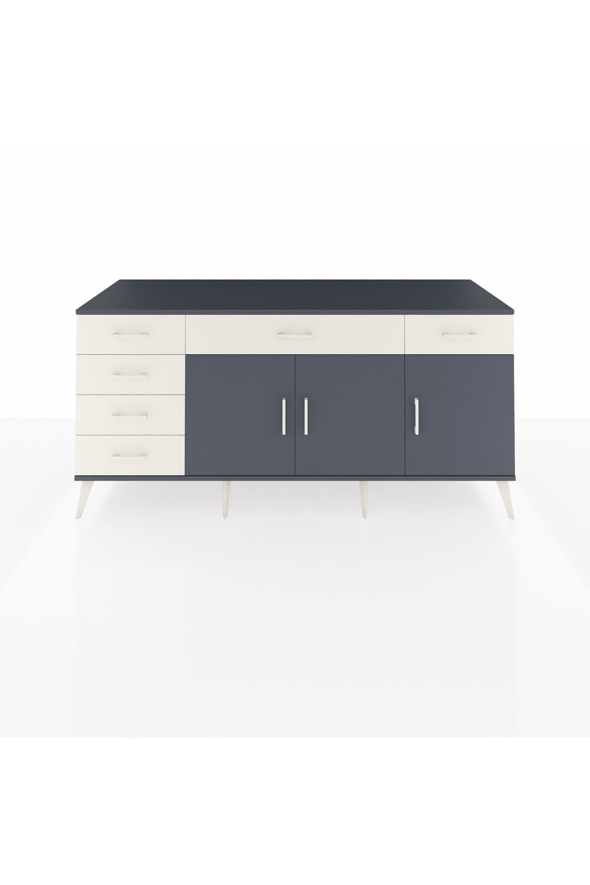 Kronos Konsol 2 Raflı 6 Çekmeceli 3 Kapaklı 176x59x83 - S610M032V16C