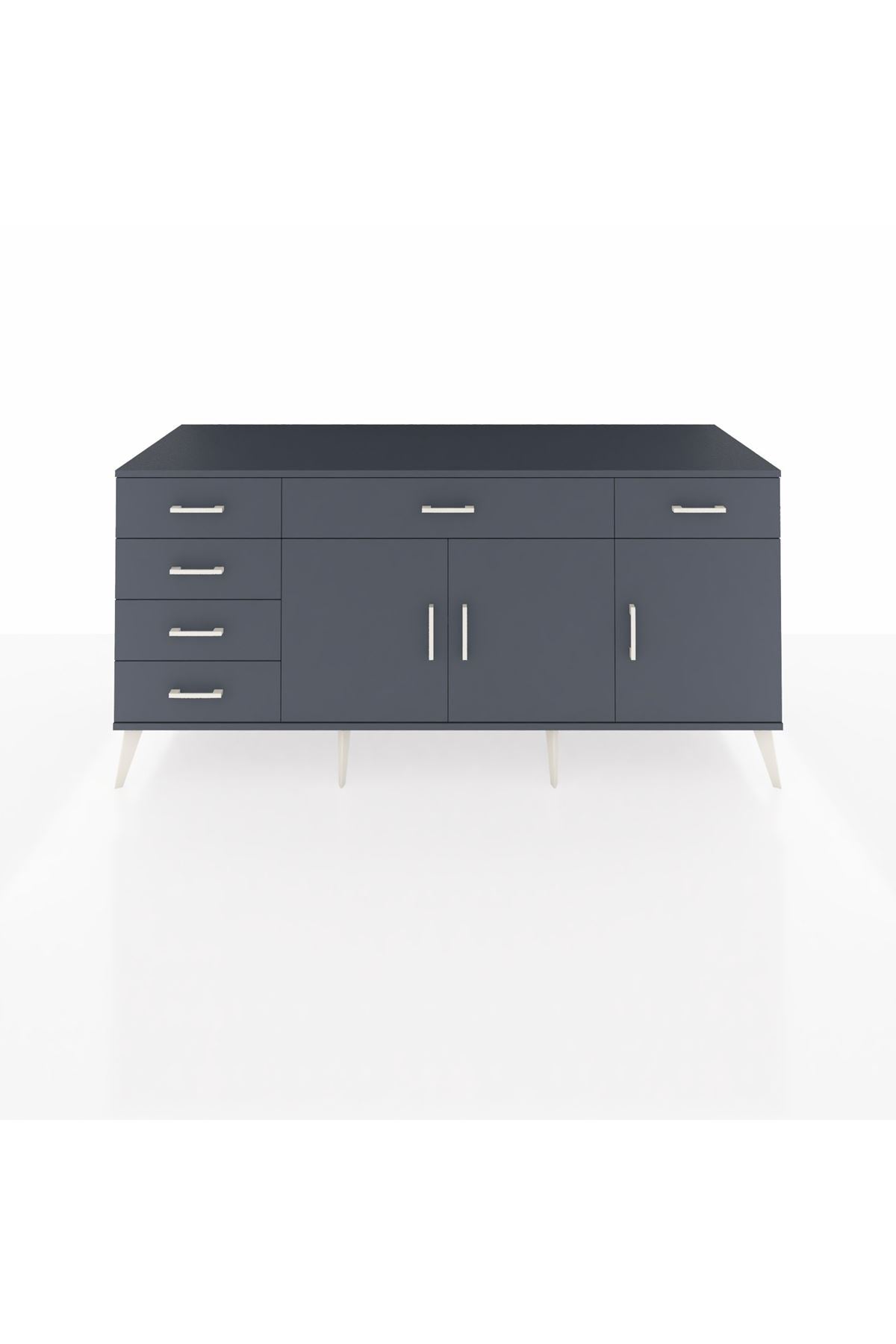Kronos Konsol 2 Raflı 6 Çekmeceli 3 Kapaklı 176x59x83 - S610M032V17C