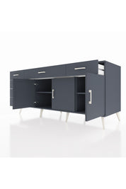 Kronos Konsol 2 Raflı 6 Çekmeceli 3 Kapaklı 176x59x83 - S610M032V17C