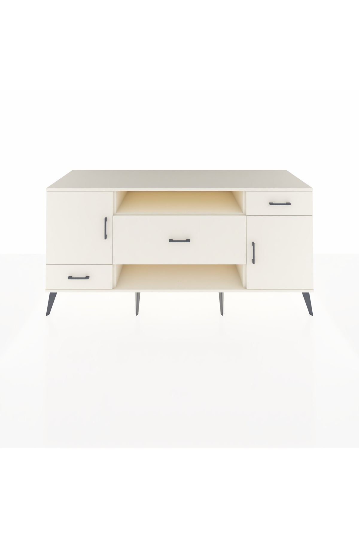 Kronos Konsol 4 Raflı 3 Çekmeceli 2 Kapaklı 176x59x83 - S610M022V04C