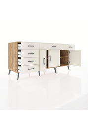 Kronos Konsol 2 Raflı 6 Çekmeceli 3 Kapaklı 176x59x83 - S610M032V22C