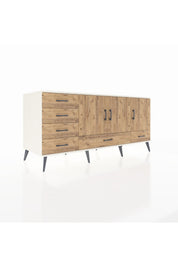 Kronos Konsol 4 Raflı 6 Çekmeceli 3 Kapaklı 176x59x83 - S610M033V03C