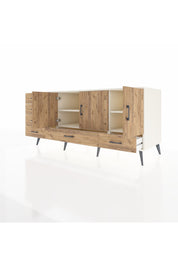 Kronos Konsol 4 Raflı 6 Çekmeceli 3 Kapaklı 176x59x83 - S610M033V03C