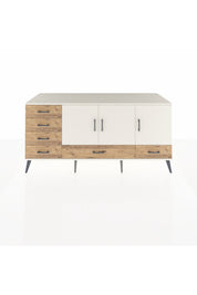Kronos Konsol 4 Raflı 6 Çekmeceli 3 Kapaklı 176x59x83 - S610M033V06C
