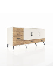 Kronos Konsol 4 Raflı 6 Çekmeceli 3 Kapaklı 176x59x83 - S610M033V06C