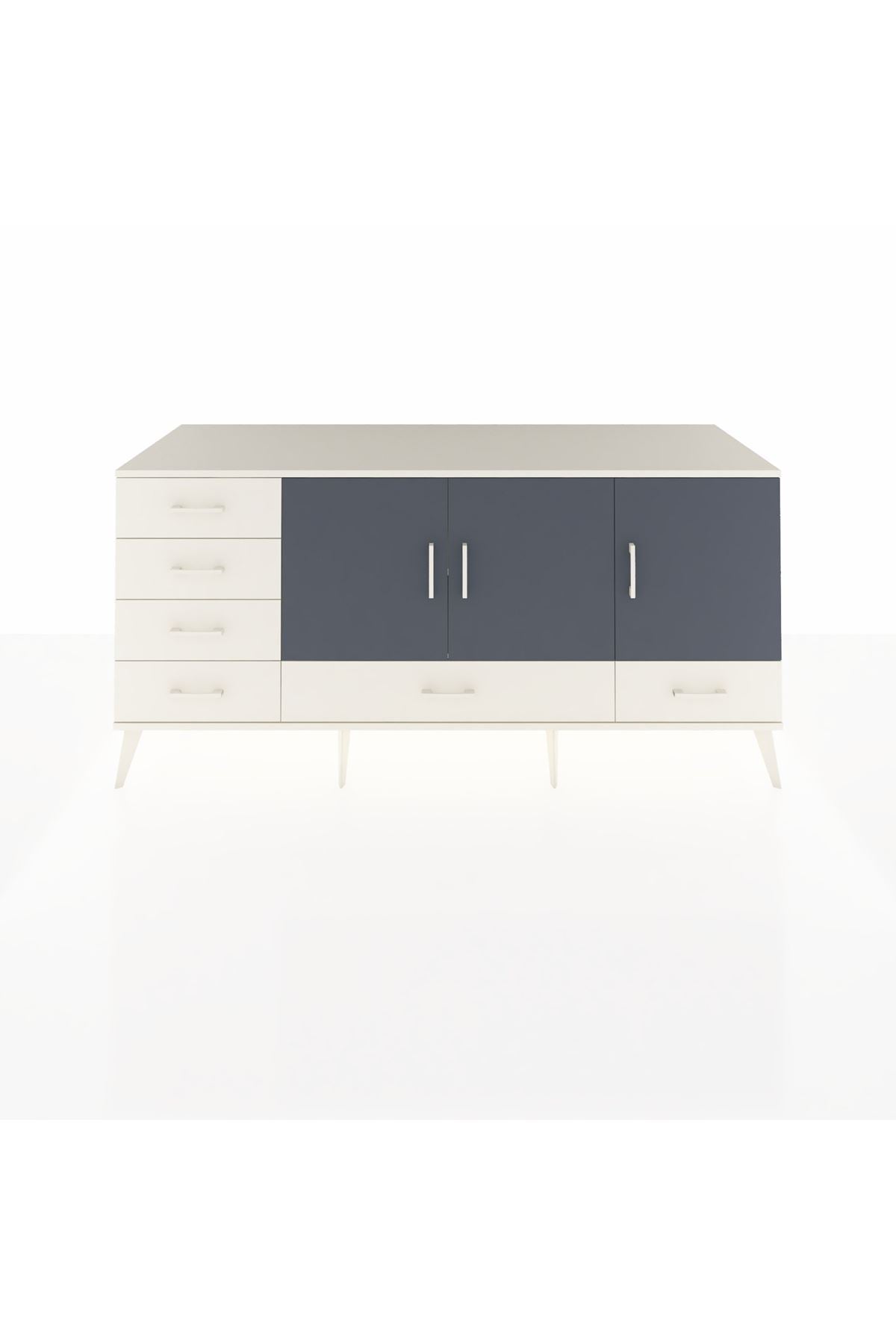 Kronos Konsol 4 Raflı 6 Çekmeceli 3 Kapaklı 176x59x83 - S610M033V07C