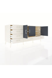 Kronos Konsol 4 Raflı 6 Çekmeceli 3 Kapaklı 176x59x83 - S610M033V07C