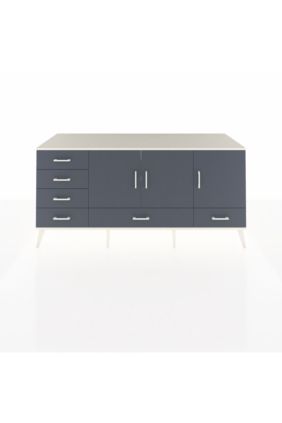 Kronos Konsol 4 Raflı 6 Çekmeceli 3 Kapaklı 176x59x83 - S610M033V08C
