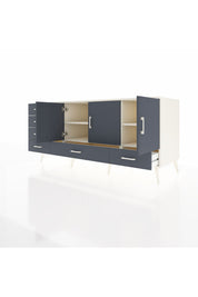 Kronos Konsol 4 Raflı 6 Çekmeceli 3 Kapaklı 176x59x83 - S610M033V08C