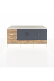 Kronos Konsol 4 Raflı 6 Çekmeceli 3 Kapaklı 176x59x83 - S610M033V09C
