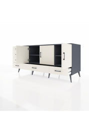 Kronos Konsol 4 Raflı 6 Çekmeceli 3 Kapaklı 176x59x83 - S610M033V13C