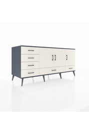 Kronos Konsol 4 Raflı 6 Çekmeceli 3 Kapaklı 176x59x83 - S610M033V13C